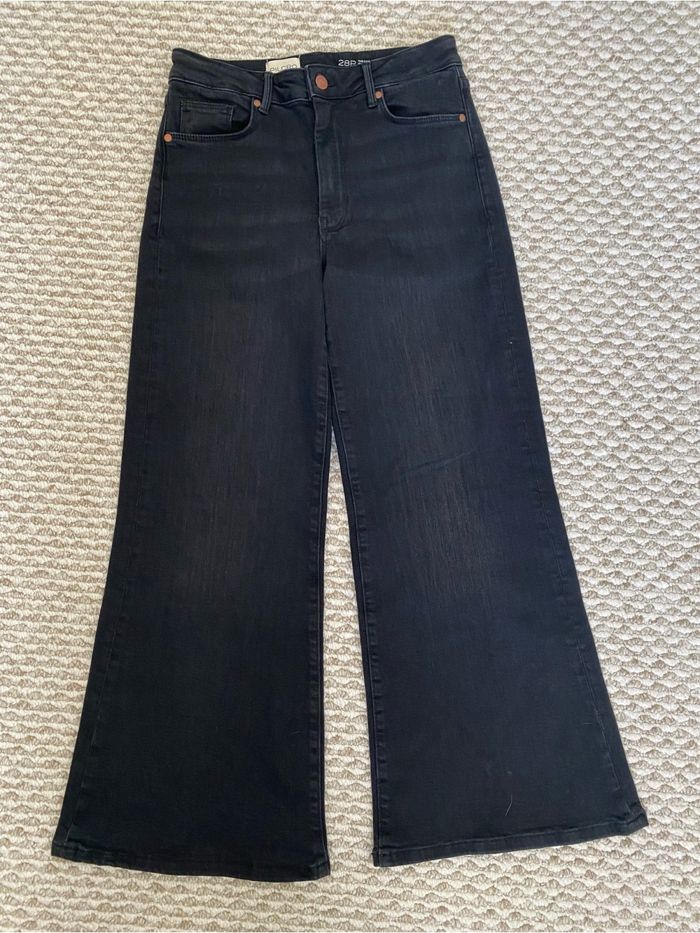 Pilcro The Annie Wide-Leg Jeans Black